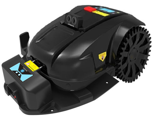 New wifi ultrasonic automatic control garden sensor robot electric lawn mower with ultrasonic sensor